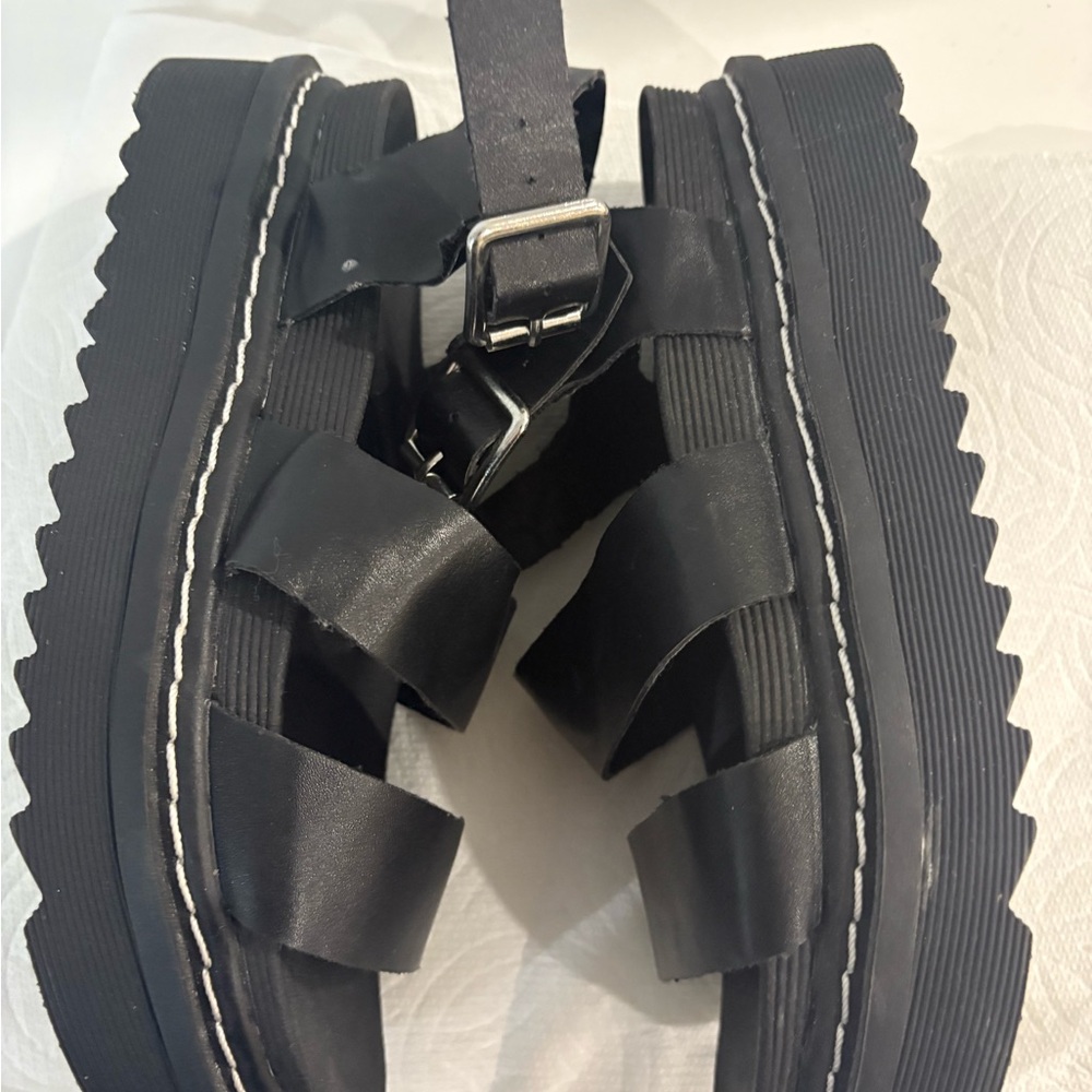 Madden Girl Black Strappy Sandals